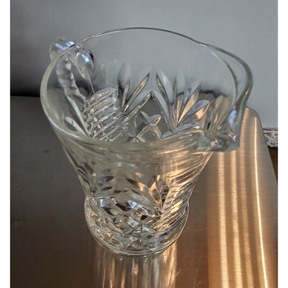 1960s Pineapple Pattern Creamer by Anchor Hocking Early American Prescut 10oz-5” - Picture 3 of 6